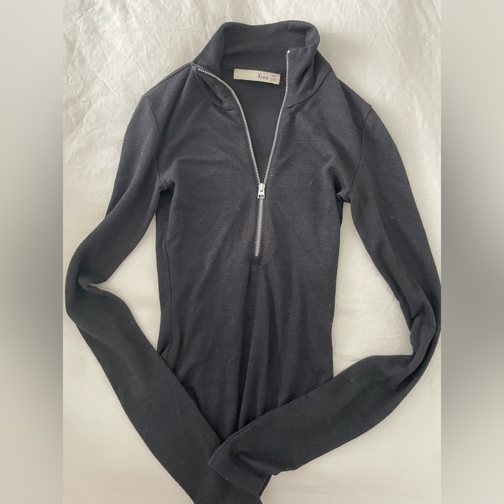 Wilfred zip up bodysuit